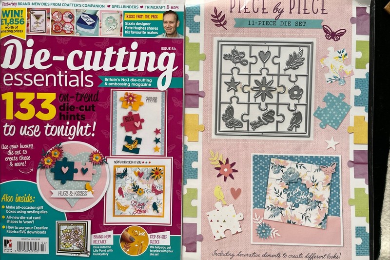 Die-cutting Essentials Magazine Issue 54 UK Paper Crafts W/ 11 NEW Cutting Die