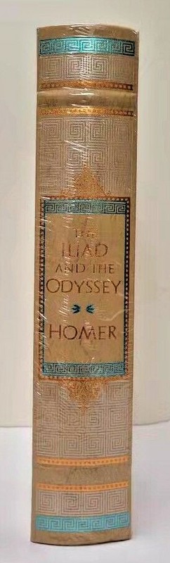 THE ILIAD AND THE ODYSSEY HOMER Samuel Butler ~ Leather Bound Brand New Sealed ~ gallery