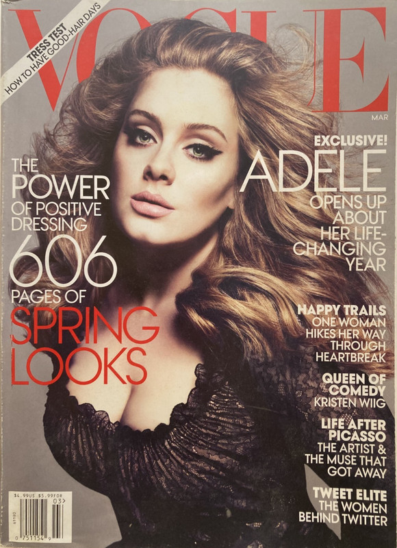 ADELE March 2012 VOGUE Magazine 606 Pages! KRISTEN WIIG / PICASSO