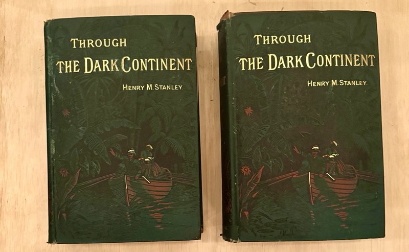 THROUGH THE DARK CONTINENT BY HENRY M. STANLEY – 2 VOLUME SET OF ANTIQUE BOOKS