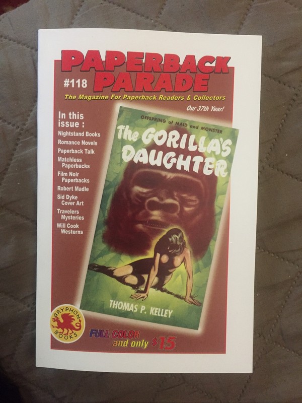 Paperback Parade #118, US book Collector Digest Mag, Sleaze, Western, gga, SF, F