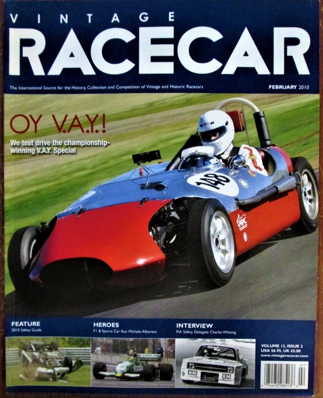 VINTAGE RACECAR MAGAZINE:FEBRUARY 2010