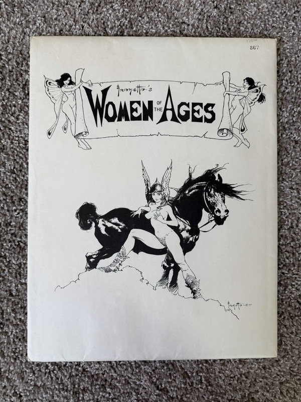Frank Frazetta Women of the Ages 1977 SIGNED 867/1500 w/ COA