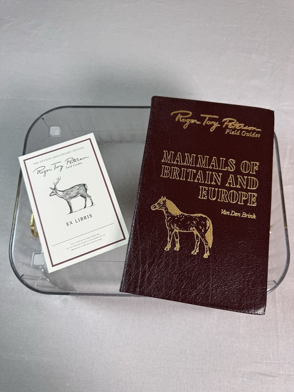 Roger Peterson Field Guide Mammals of Britain and Europe 215 pages Leather Bound