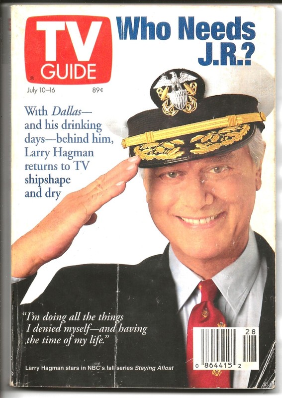 TV Guide Jul 10-16, 1993 Larry Hagman Western WA