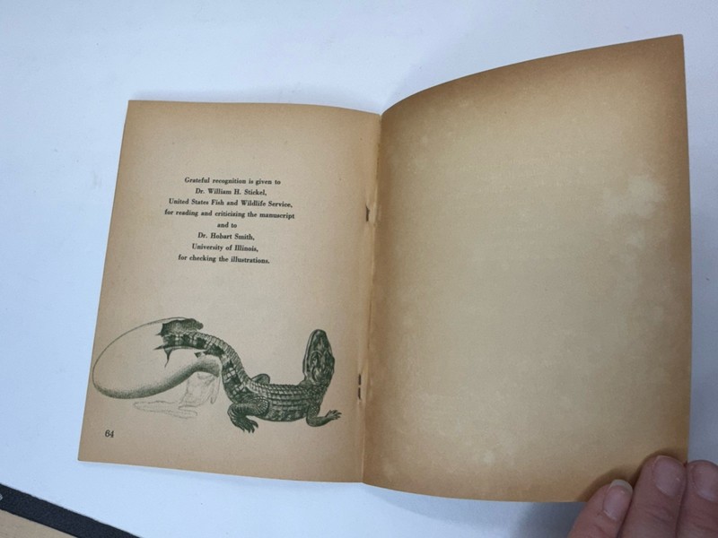 Alligators And Crocodiles by Herbert S. Zim, 1970, Small Vintage Paperback gallery
