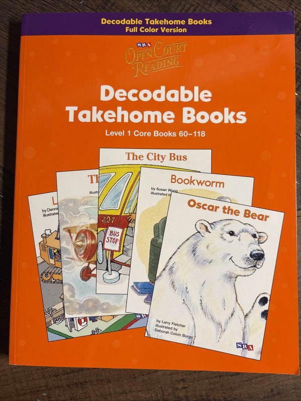 NEW !! Open Court Reading Decodable Takehome Books: Level 1 Core Books 60-118
