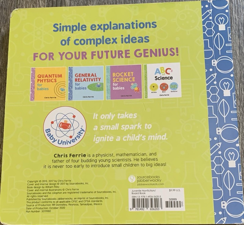 Lot Of 3: Chris Ferrie Board Books For Babies Physics & Relativity Set VERY GOOD gallery