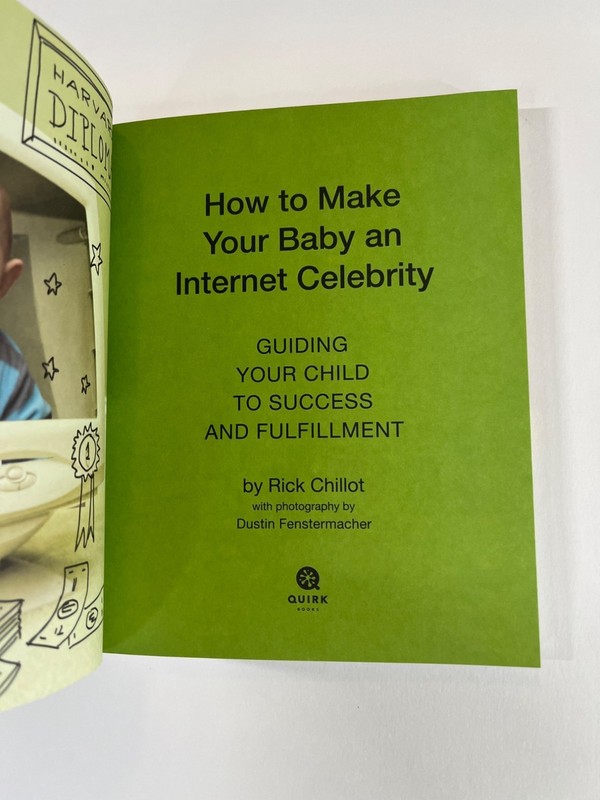How to Make Your Baby an Internet Celebrity Rick Chillot Parenting Book gallery