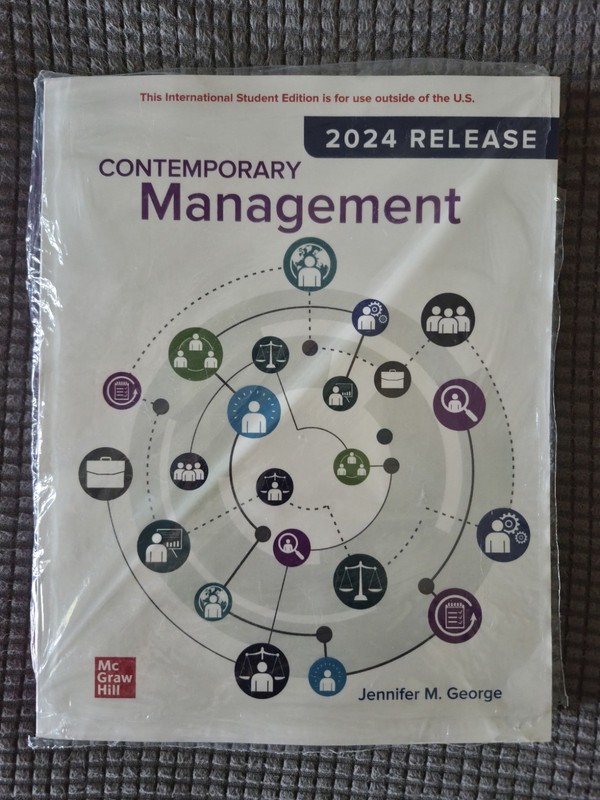 McGraw Hill Contemporary Management 2024 Int’l Student Ed Paperback Connect