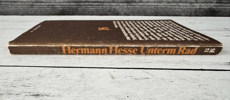 Unterm Rad Hermann Hesse Beneath Wheel German Nobel Suhrkamp Taschenbuch 1972 PB gallery