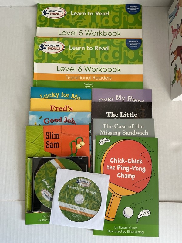 Hooked On Phonics Learn to Read Box Set Kit Pre-K Through 2nd Grade INCOMPLETE gallery