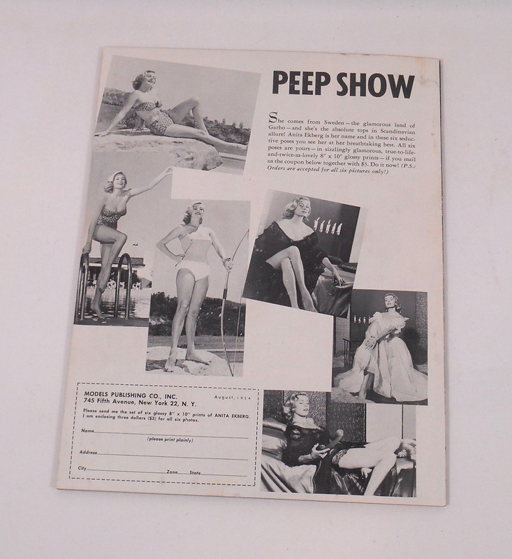 COVER GIRLS MODELS Magazine Aug 1954 Gloria Pall Lili St. Cyr Pinup Cheesecake gallery