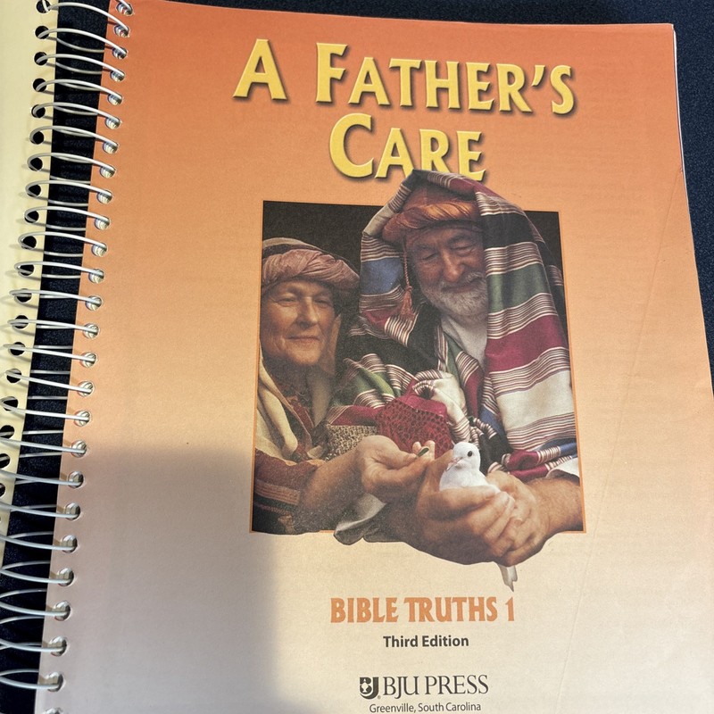 Bible Truths 1 A Father's Care Teacher's Edition BJU Press Connects Bible Events gallery