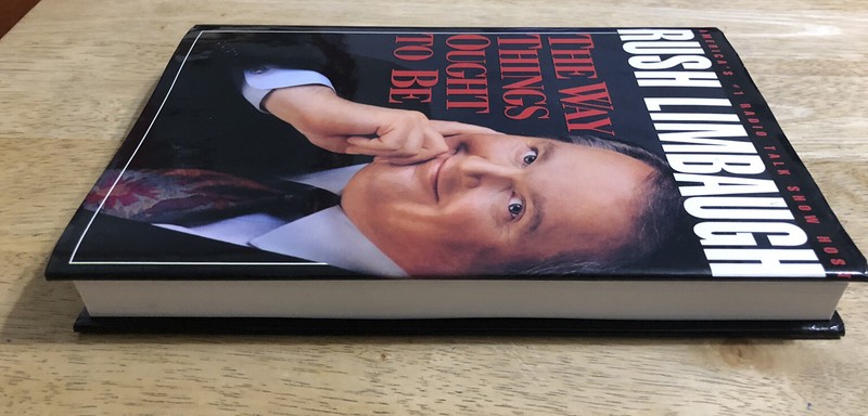 THE WAY THINGS OUGHT TO BE Rush Limbaugh - Vtg 1992 Hardcover w/ Jacket gallery
