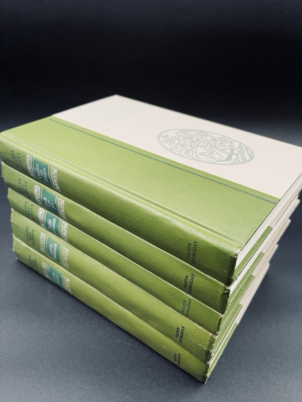 Louisa May Alcott 5 Vol Set HC Books Nelson Doubleday SIGNED Illus Green Spine gallery
