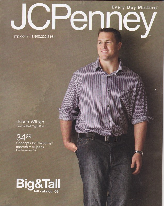 Jason Witten JC Penney Catalog Magazine Fall 2009 Dallas Cowboys Volunteers Star