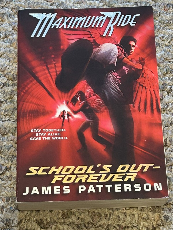 Set of 2 Maximum Ride Books James Patterson Angel Experiment Schools Out Forever gallery