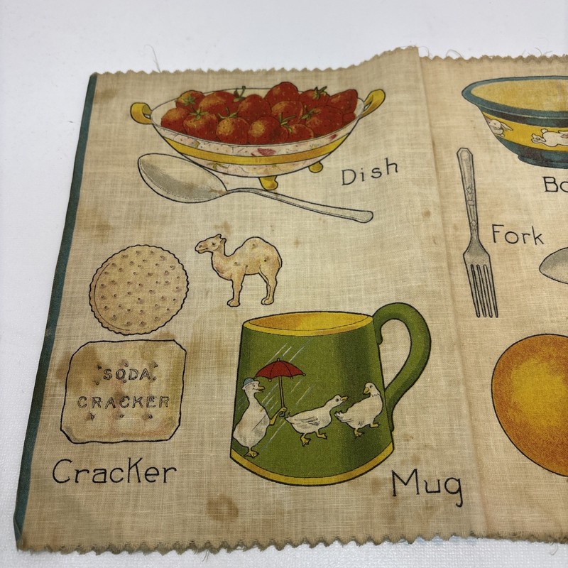 Childrens My Book of Objects Wash-Fabric Books Sam Gabriel Sons & Company 1940s gallery