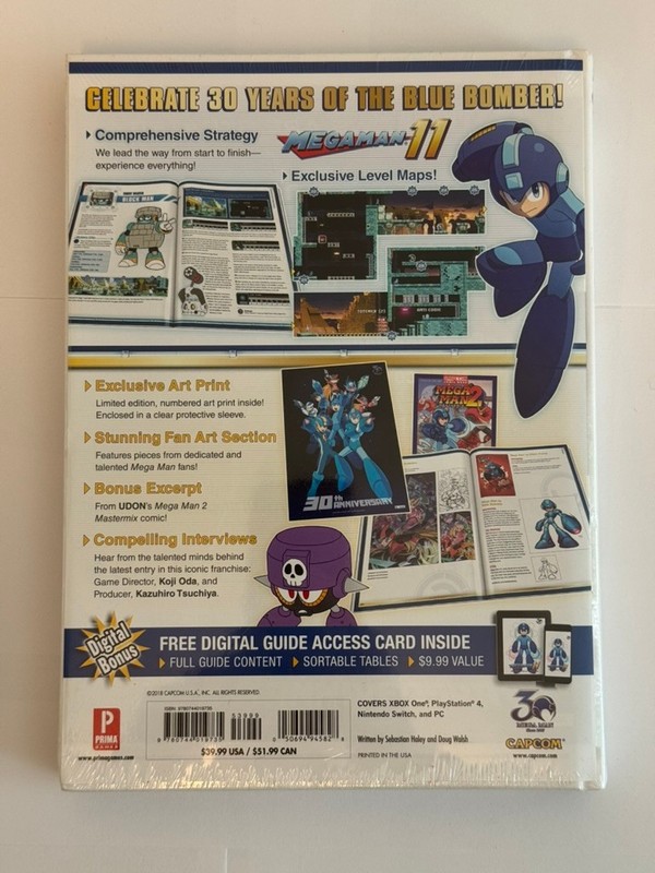 NEW Mega Man 11 Collector's Edition Guide by Prima Games FREE SHIP gallery