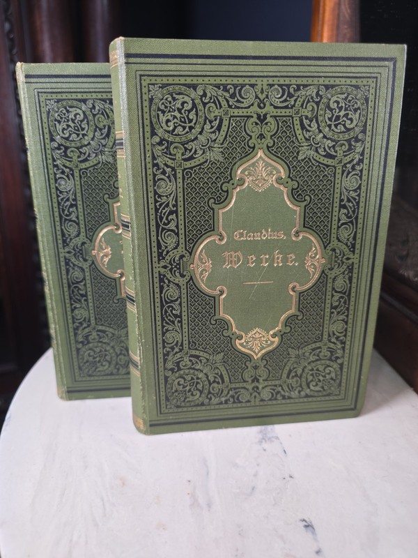 1882 Claudius, Matthias Claudius Werke. 1 & 2 Short Stories