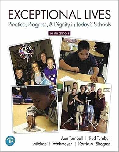 Exceptional Lives: – Paperback, by Turnbull Ann; Turnbull – Acceptable n