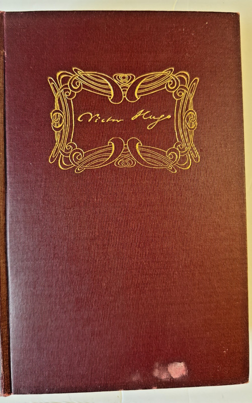 Victor Hugo 6Vol Antique Book Set Dana Estes Les Miserables Toilers Leatherette gallery