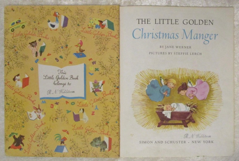 Christmas Manger © 1953 "A" printing (The Little Golden Cut-Out) gallery