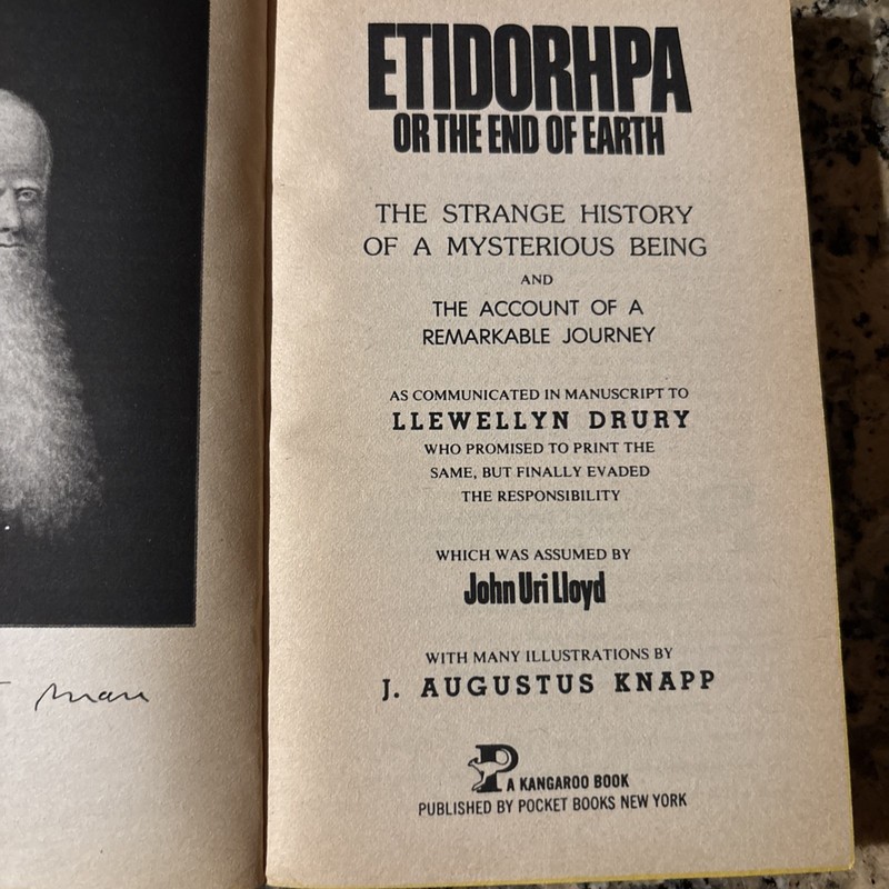 Etidorhpa, or the End of Earth John Uri Lloyd VTG 1978 1st Pocket Print PB OOP gallery