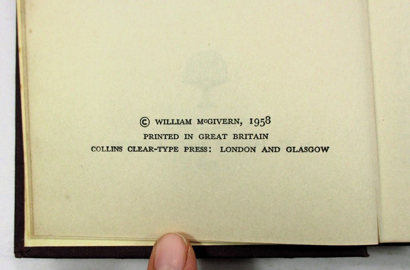 1st ED "Odds Against Tomorrow" William McGivern - 1958 HC w/DJ Collins London UK gallery