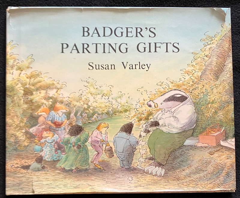 Badger’s Parting Gifts HB/DJ 1984 1st Susan Varley NOT xlib