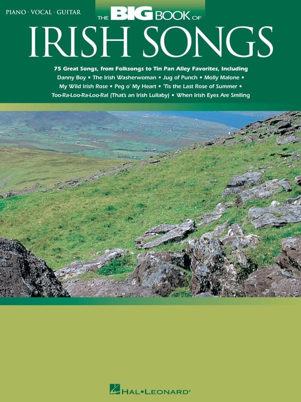 The Big Book of Irish Songs – Piano, Vocal, Guitar Sheet Music Songbook | …