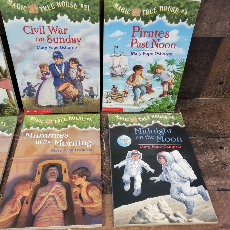 Lot of Magic Tree House Books Mary Pope Osbourne scholastic paperback books gallery
