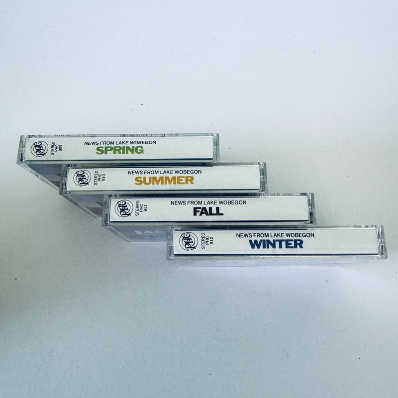 Garrison Keillor News from Lake Wobegon 1983 4 Cassette Tape Audio Book Box Set gallery