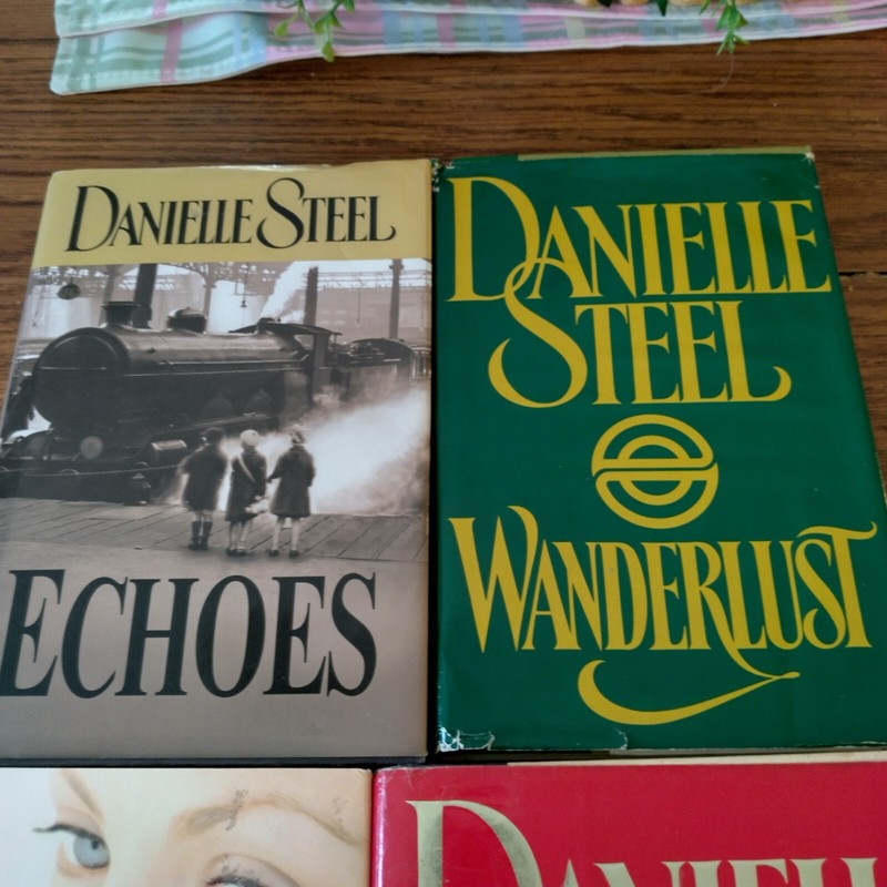 Lot of 6 "Danielle Steel" Romance Novels Set Popular Series Hardcover Mixed Lot gallery
