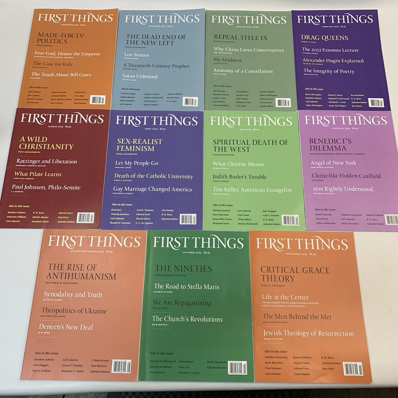 Lot of 11 First Things Magazines 2022-23 See Description For Dates VGC