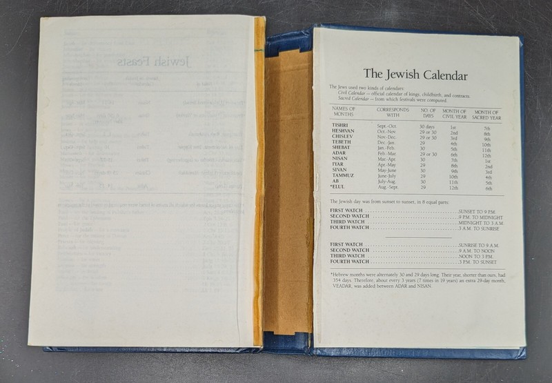 Holy Bible NRSV New Revised Standard Version-1989 Thomas Nelson Blue Cover gallery