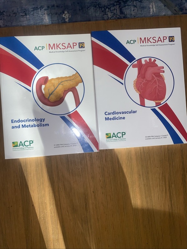 Acp MkSAP Endocrinology And Metabolism/Cardiovascular Medicine Lot