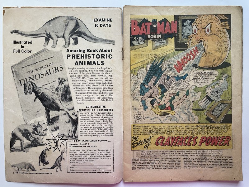 Detective Comics #312 (1963) Clayface Appearance gallery