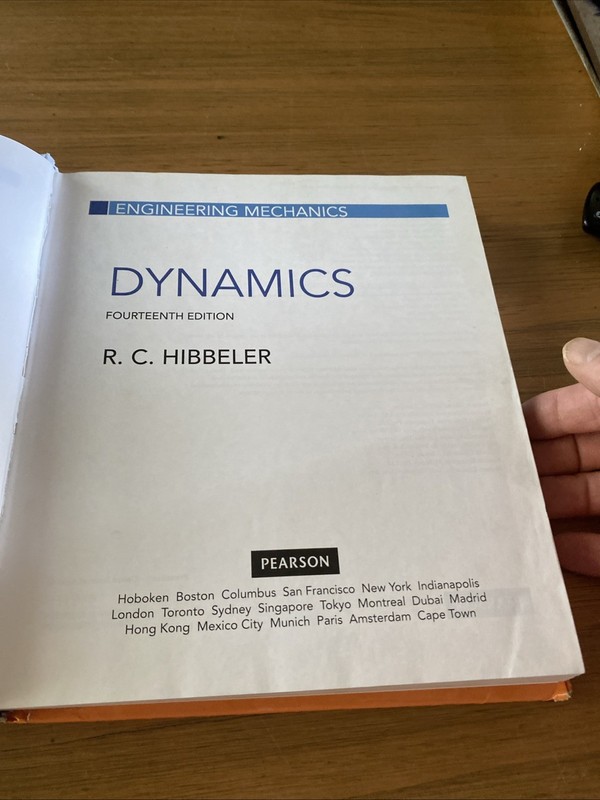 Engineering Mechanics: Dynamics - R.C. Hibbeler (2015, 14th Edition Hardcover) gallery
