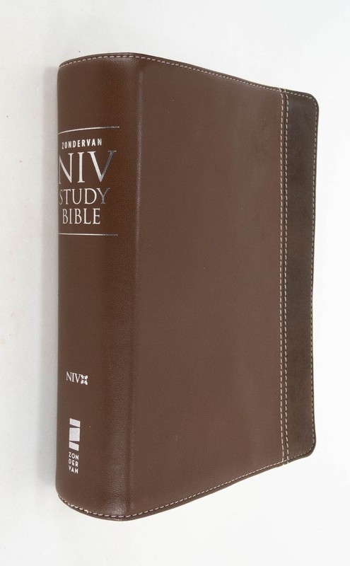 Zondervan NIV Study Bible Compact 2008 Updated Edition Renaissance Fine Leather