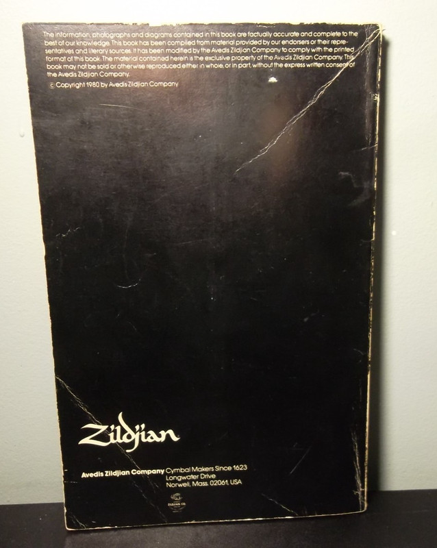 1980 Zildjian Cymbal Set-Ups Of Famous Drummers. 233 Page Illustrated SC Book. gallery