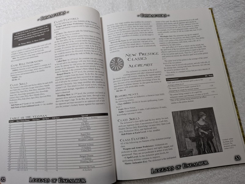 D20 D&D 3rd Edition Legends Of Excalibur Arthurian Adventures RPG Objects gallery
