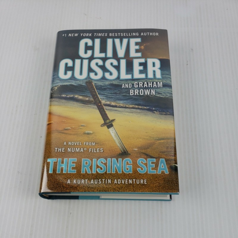 The Rising Sea by Clive Cussler & Graham Brown SIGNED, 1st Ed. (2018)