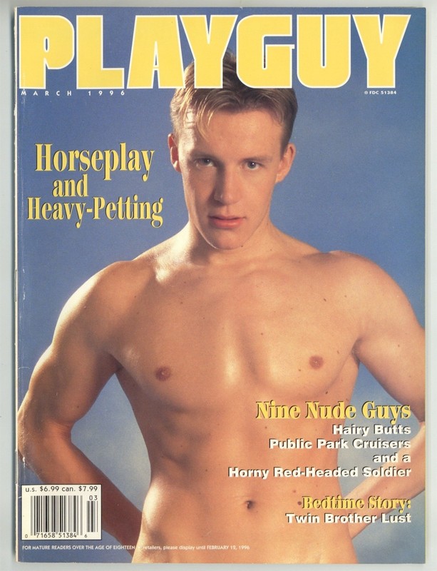 Playguy 1996 Derek Powers, Chuck 100pgs Beefcake Hunks Gay Pinup Magazine M38498