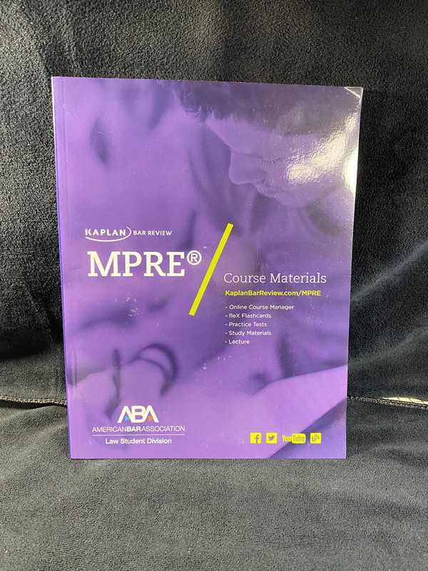 Kaplan Bar Review MPRE Study Guide Book 2022 ABA American Bar Association