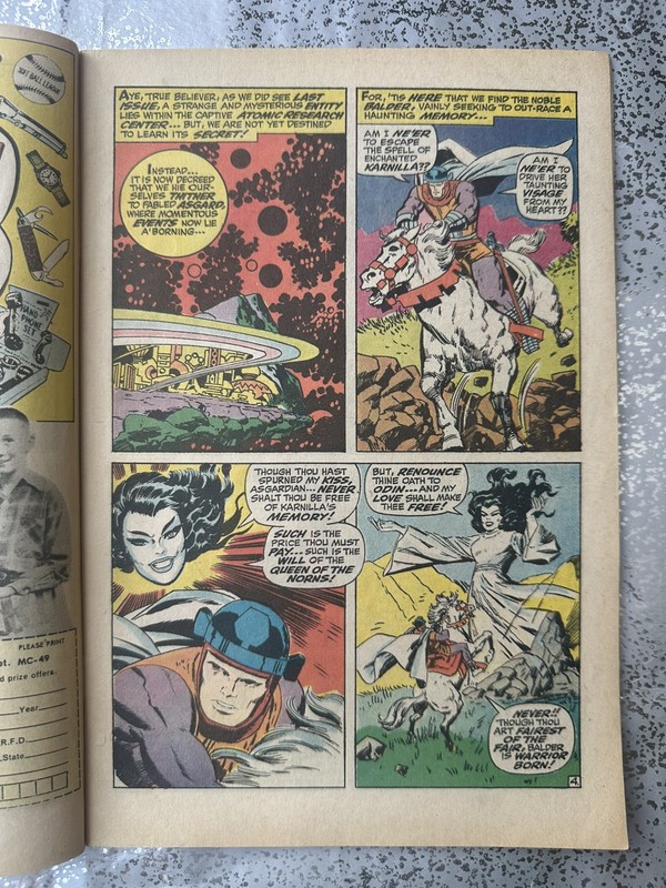 The Mighty Thor #164 -1969 3rd Adam Warlock Cameo & Origin - Stan Lee/Jack Kirby gallery