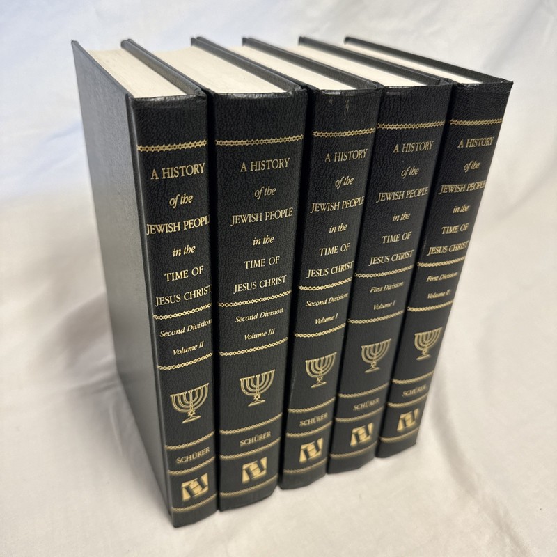 A History of the Jewish People in the Time of Jesus Christ (5 volume set)