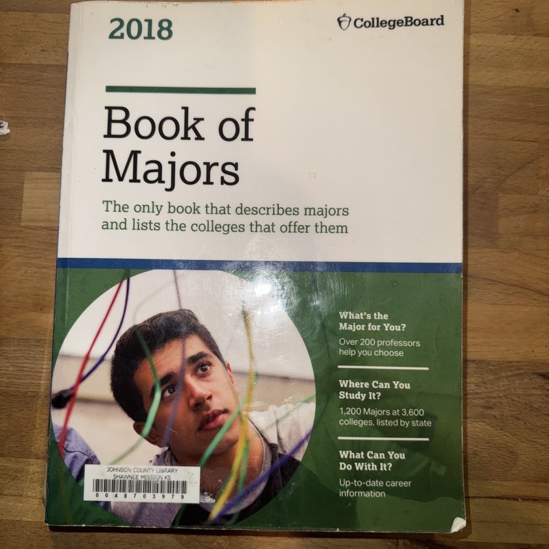 Book of Majors 2018 by The College Board (2017, Trade Paperback)