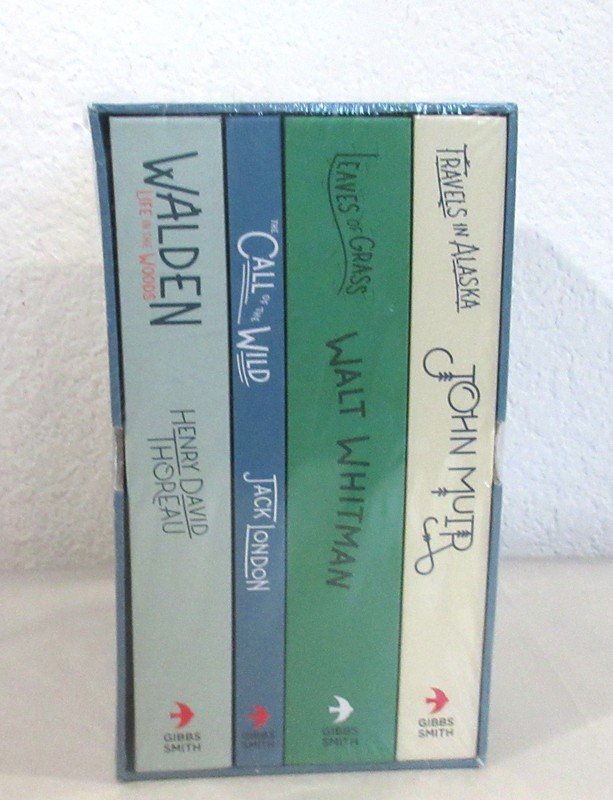 New Gibbs Smith Nature Readers Collection Boxed Set of 4 Paperback Novels